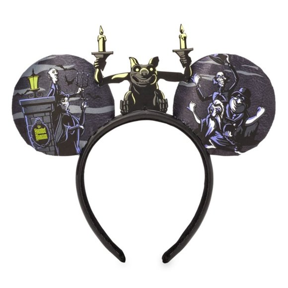 Disney Parks Haunted Mansion 999 Happy Haunts Gargoyle Ears Headband - Picture 1 of 6